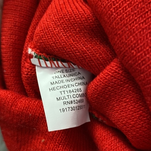 Christmas elf beanie w/bells - Picture 3 of 6